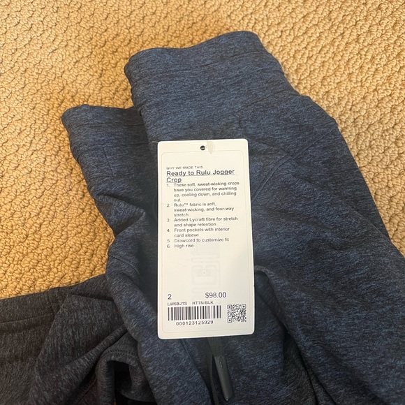 Lululemon ready to Rulu jogger crop - Picture 2 of 2